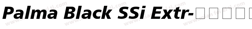 Palma Black SSi Extr字体转换